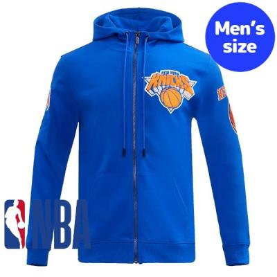 NBA adidas ニューヨーク ニックス パーカー ブルー 3L ニューヨーク・ニックス パーカー・トレーナー|NBA公式