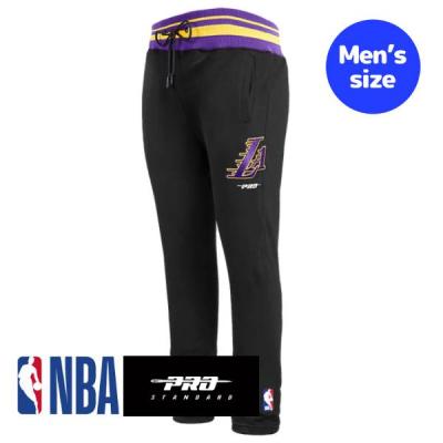 NBAロゴ ジョガーパンツ　Ｌ nbaスウェットパンツ（ファッション）（サイズ（S/M/L）：L）の