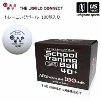 ザ・ワールドコネクト 卓球 TWC スクール・トレーニングボール 40+ 100球入 2024年継続モデル [365日出荷] [物流](メール便不可)(送料無料) | US-NEXTスポーツ