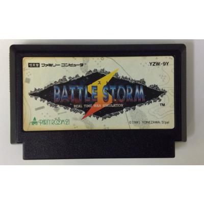 春夏新作 中古】FC バトルストーム＊ファミコンソフト(ソフトのみ シミュレーション