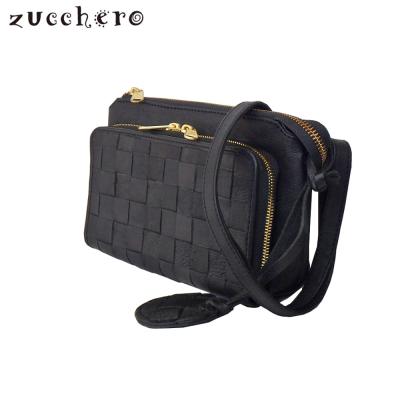 お財布ショルダーバッグ（zucchero filato）（色：ブラック系）の商品