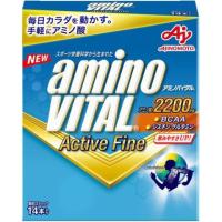 アミノバイタル アクティブファイン １４本入 /アミノバイタル アミノ酸 パウダー | Vドラッグ2号店