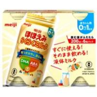 明治ほほえみ　らくらくミルク　２００ｍｌ×６缶/ベビーミルク　液体ミルク | Vドラッグ2号店