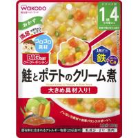 和光堂　ＢＩＧサイズのグーグーキッチン　鮭とポテトのクリーム煮　１００ｇ/ベビー　おかず | Vドラッグ2号店