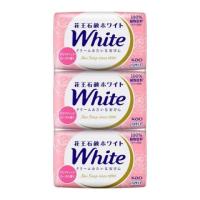 花王 石鹸ホワイト アロマティック・ローズの香り バスサイズ ３コパック/石鹸 せっけん | Vドラッグヤフー店