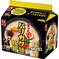 明星 チャルメラ バリカタ麺豚骨 ５食入×6個セット /チャルメラ インスタントラーメン | Vドラッグヤフー店