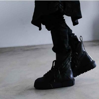 【美品】ユリウス JULIUSブラック サイドゴアシェルブーツ 厚底 サイズ1 ユリウス JULIUS Cow Skin Engineer Boots（BLACK） 通販 大阪