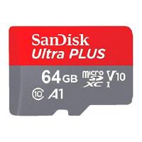 サンディスク Sandisk microSDXC 64GB Ultra Plus SD変換アダプター付属 UHS-I 80MB/s 533x　SDSQUSC-064G-ANCIA 海外パッケージ | バリューセレクション 2号店