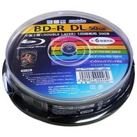 10個セット HIDISC 録画用BD-R DL 50GB 1-6倍速対応 10枚 HDBD-RDL6X10SPX10 | バンダレコード ヤフー店