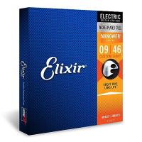 Elixir エリクサー エレキギター弦 NANOWEB Custom Light .009-.046 #12027 | バンダレコード ヤフー店