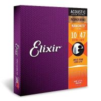 Elixir エリクサー アコースティックギター弦 NANOWEB フォスファーブロンズ Extra Light .010-.047 #16002 | バンダレコード ヤフー店