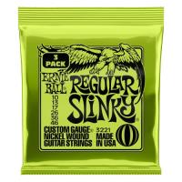 ERNIE BALL 3221 エレキギター弦 (10-46) REGULAR SLINKY 3Set Pack | バンダレコード ヤフー店