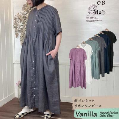 新品　08mab リネンワンピース Vanillaオンラインストア - 08Mab｜Yahoo!ショッピング
