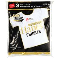 Hanes（ヘインズ）ゴールドパック 3ｐ tシャツ クルーネックTシャツ 3枚組み メンズ パックｔ ゴールドラベル | ステテコ パジャマ バンタン