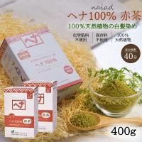 白髪染め ヘアカラー ヘナ100% (400g×2個セット) (No.1) 赤茶系 Naiad ナイアード カラー剤 カラーリング 毛染め トリートメント効果 | World NEXT