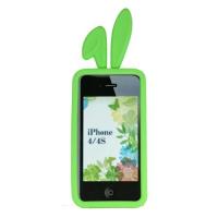 TMY iPhone4/4S用カバー カラーコレクション ロップイヤー グリーン CV-02GN _ | YouShowShop