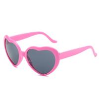 UVカット ハートサングラス ハート型 眼鏡 めがね メガネ コスプレ パーティー (ピンク) _ | YouShowShop