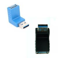 USB3.0 方向変換アダプター 下向き Aメス-Aオス 90度 _ | YouShowShop