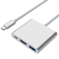 Type-C to HDMI 変換アダプター HDMI USB3.0 Type-Cハブ変換3in1 4K MacBookなど対応 _ | YouShowShop