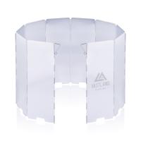 VASTLAND ウインドスクリーン 風防板 風除け アウトドア キャンプ アルミ 240×85mm 10枚組 収納袋付き 爆買