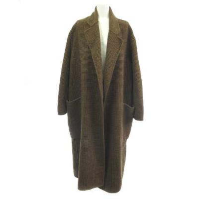 美品 TODAYFUL Over Check Coat ブラウン38 トゥデイフル TODAYFUL 22AW Over Check Coat オーバーチェック
