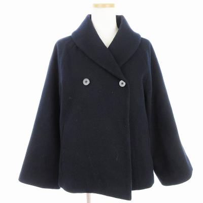 ヴーム vm ウールジャケット ショートコート サイズ3 濃紺 vm ヴーム（レディースコート、ジャケット） | ファッション の