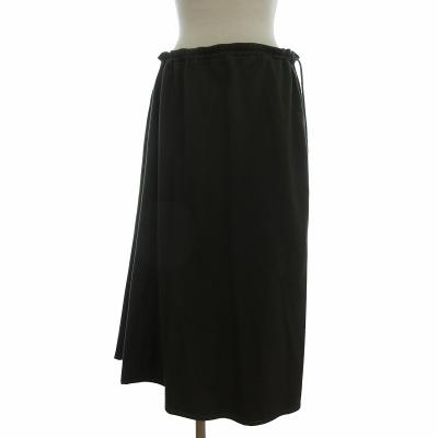 新品タグ付き美品　Y's ブラック ロングスカート Size 4 y's スカート（スカート）（柄：無地）｜ボトムス、パンツ