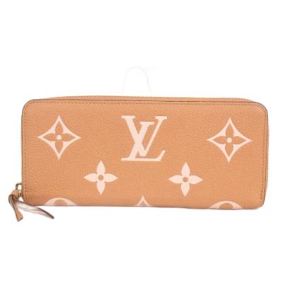 美品　ルイ・ヴィトン　モノグラムアンプラント　 ポルトフォイユ・クレマンス LOUIS VUITTON ルイヴィトン 長財布 レディース モノグラム アン