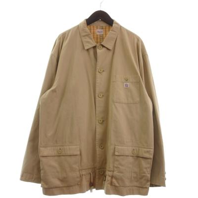 極美品】papas パパス ジャンパー (超軽量：PAPAS SPORT) 中古・古着通販】PAPAS (パパス) スタジャン グレー×ブラック サイズ