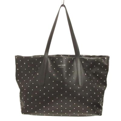 ジミーチュウ　GIMMY CHOO エナメル　トートバッグ　ブラック JIMMY CHOO（ジミーチュウ） トートバッグ PIMLICO/S EMG メンズ