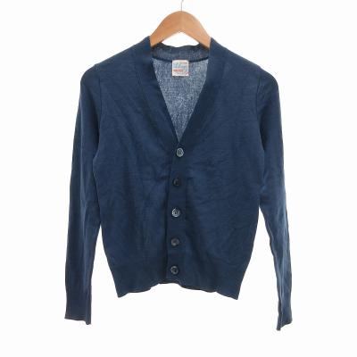 Letroyes ルトロワ　コットン ニット カーディガン　サイズL Letroyes カーディガン・XS△ルトロワ/フランス製/コットン