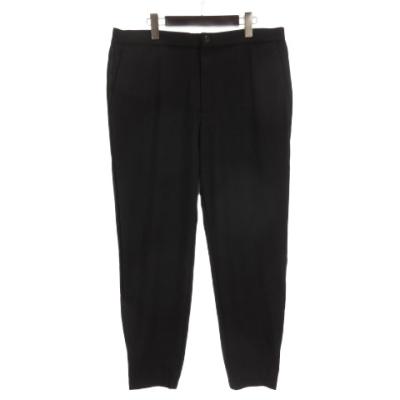 極美品♡theory ノーカラージャケット　テーパードパンツ　セットアップ　黒 極美品♡theory ノーカラージャケット テーパードパンツ