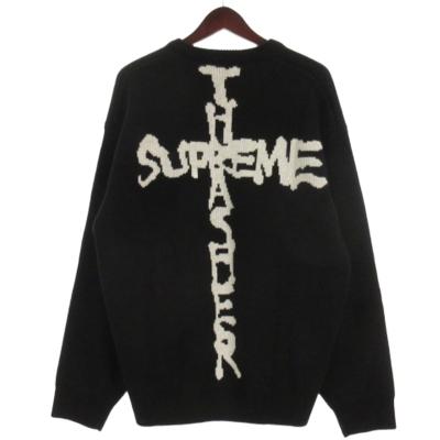 STONE  ✖️Supreme コットンニットセーター　黒　L 楽天市場】Supreme シュプリーム（ニット・セーター｜トップス