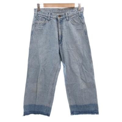 unused 23ss 2トーンウォシュ加工デニムパンツ　インディゴ unused デニム（ファッション）のおすすめ人気商品一覧 通販 - Yahoo