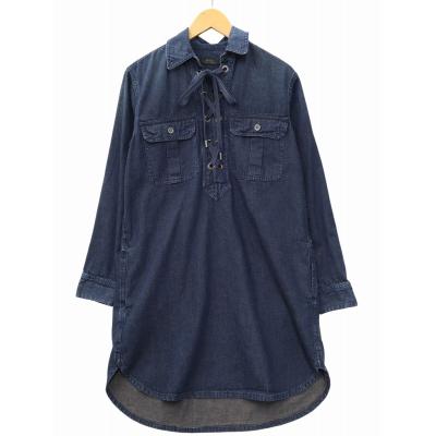 未使用ポロラルフローレンLAUREN黒ウエストドローストリングジャケット POLO RALPH LAUREN ポロ ラルフローレン レザージャケット