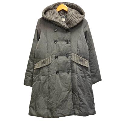【BARNEYSNEWYORK】ダウンジャケット　アウター　グレー　レディース 美品✨バーニーズニューヨーク 切替ダウンコート グレー