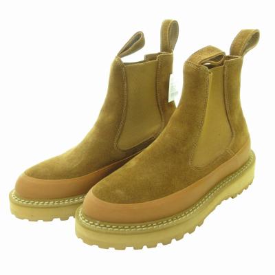【美品】DIEMME ディエッメ　サイドゴア　スエード×ラバー　ブーツ　38 DIEMME ディエッメサイドゴアスエード×ラバーブーツ38