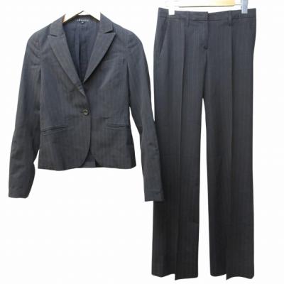 グレー スーツ ストライプ（theory／レディースファッション