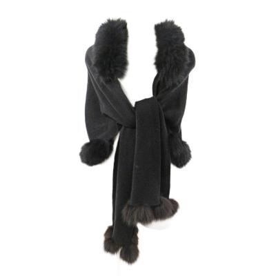 ランバン LANVIN コレクション COLLECTION フォックスファー ニット