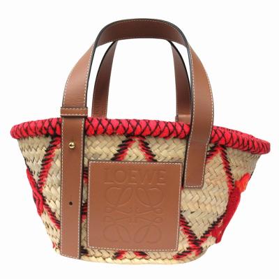 明日までセール】美品！LOEWE かごバッグ オレンジ 限定