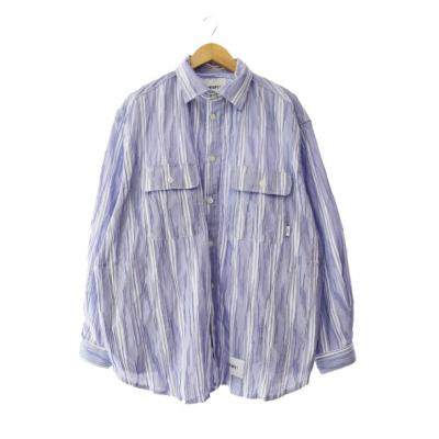 ダブルタップス WTAPS 25SS WCPO 02 LS CTPL.DOBBY.TEXTILE ストライプ