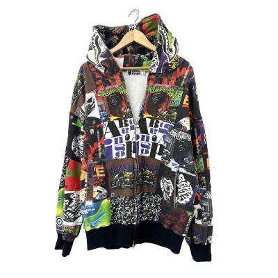 エイプシャークパーカーXLサイズ ☆ZOZO限定☆ XL Leopard camo シャーク パーカー shark full zip