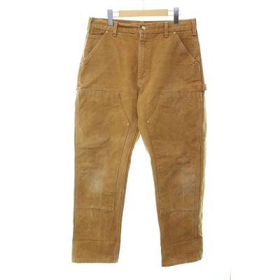 a*s様 神フェード　Carhartt ダブルニー　ワークパンツ　ブラウン　W4 a*s様 神フェード Carhartt ダブルニー ワークパンツ ブラウン