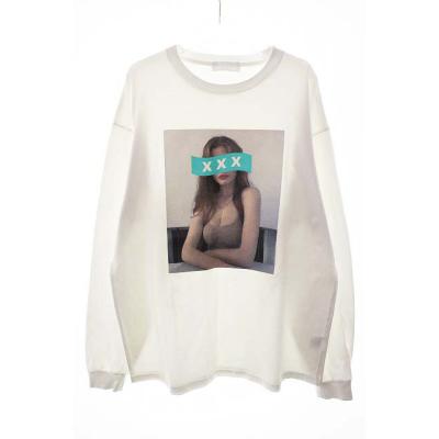 【人気デザイン】ゴッドセレクション フォトロゴ デカロゴ 長袖Tシャツ 白 XL GOD SELECTION XXX(ゴッドセレクション トリプルエックス) 24SS