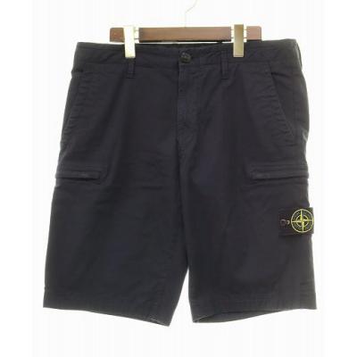 STONE  カーゴショートパンツ W32 ブラック STONE カーゴショートパンツ W32 ブラック ストーンアイランド