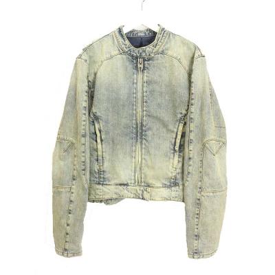 【中古】entire studios エンタイアスタジオ 24SS MOTO DENIM JACKET モト デニムジャケット M ブルー系 ジップアップ moto 24（entire studios／メンズファッション） | ファッション の