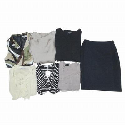 【美品】 エスプリミュール 3点セット パンツ スカート ブラック ストライプ 美品】 エスプリミュール 3点セット パンツ スカート ブラック