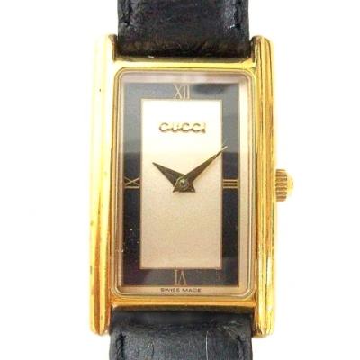 GUCCI グッチ 2600L クォーツ スクエア 腕時計 電池交換済み GUCCI グッチ 2600L クォーツ スクエア 腕時計 電池交換済み