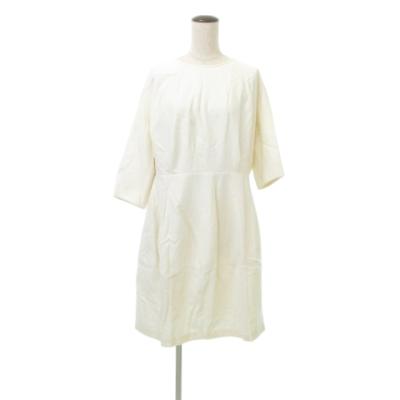 ミナペルホネン 七分袖ワンピース mina perhonen 七分袖 ワンピース mina perhonen cross flower