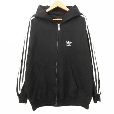 balenciaga adidas ジッパー付きフードパーカー S BALENCIAGA >> BALENCIAGA & ADIDAS ロゴパーカー (BALENCIAGA